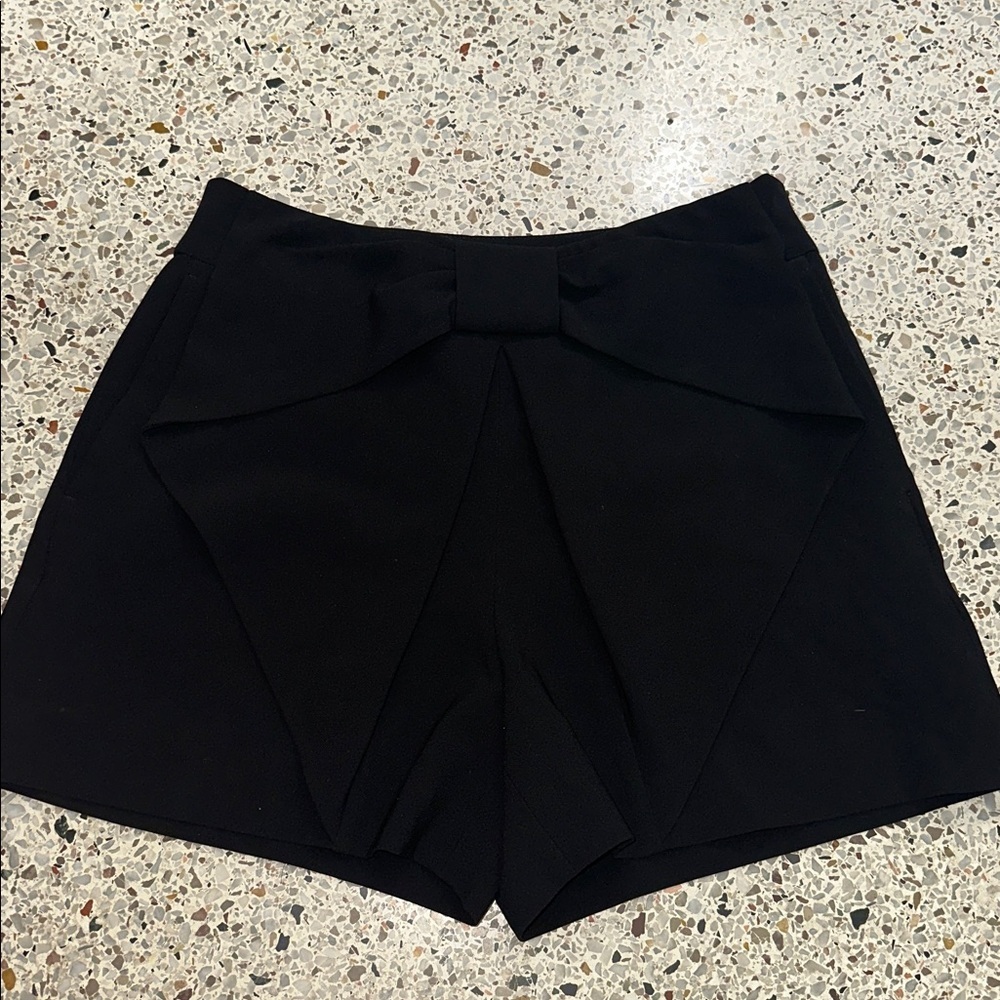 Claudie Pierlot Black Edmond Bow From Shorts 38 — image 3 of 8